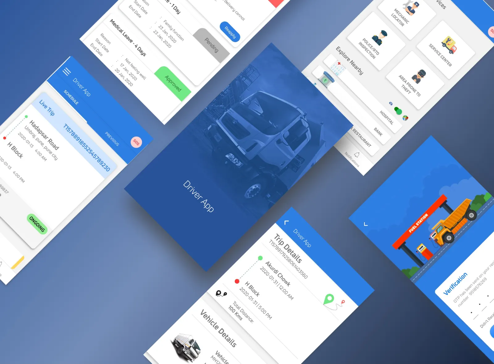 Driver Tracking App case study board 4 of 4