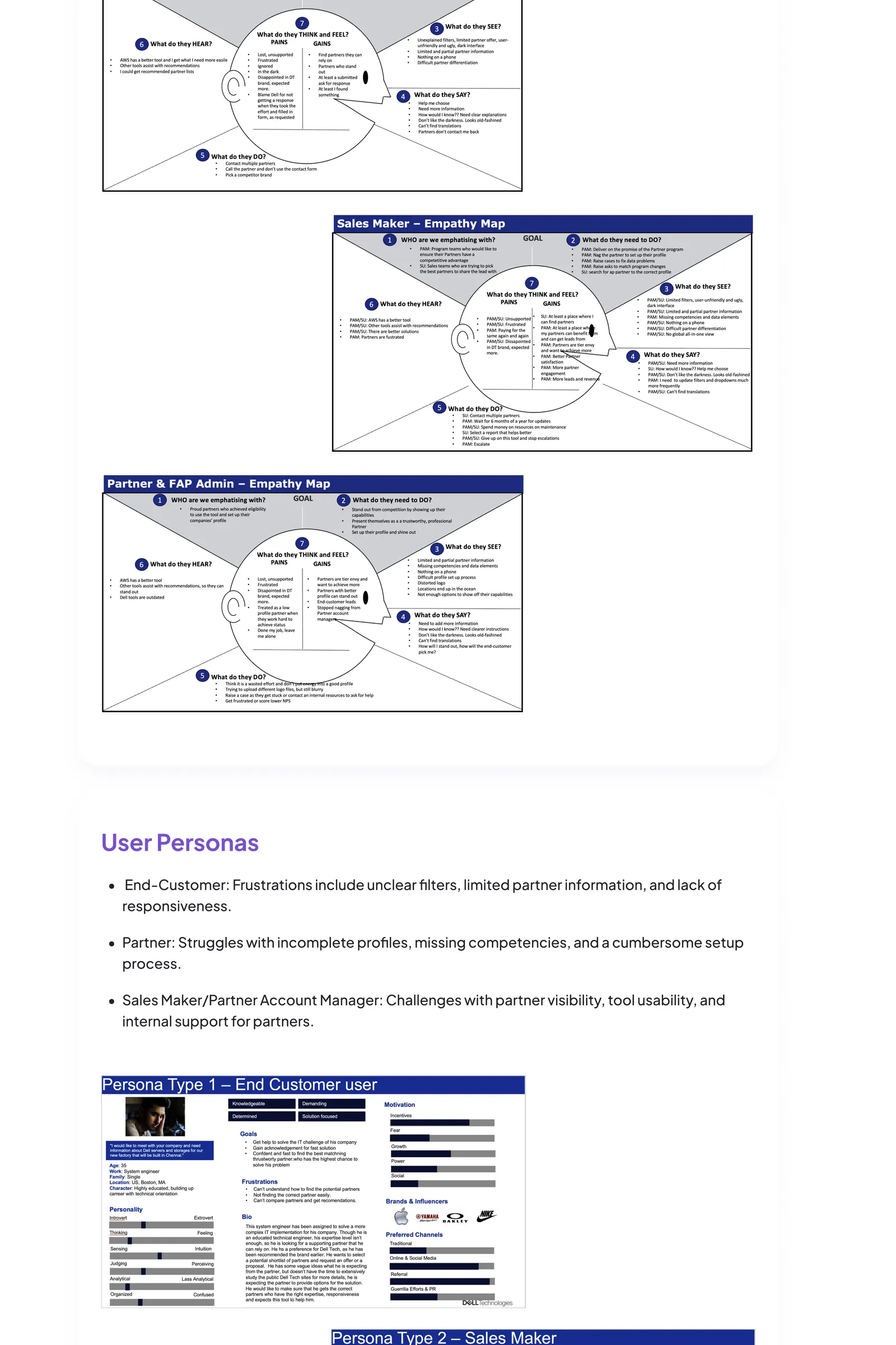 Dell — Find A Partner case study board 5 of 7