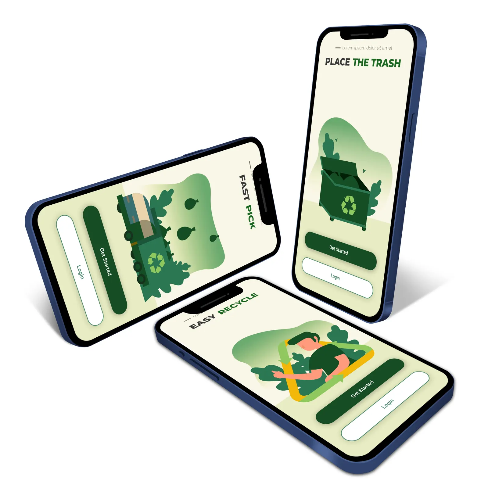 Recycle — Think for Nature case study board 1 of 6