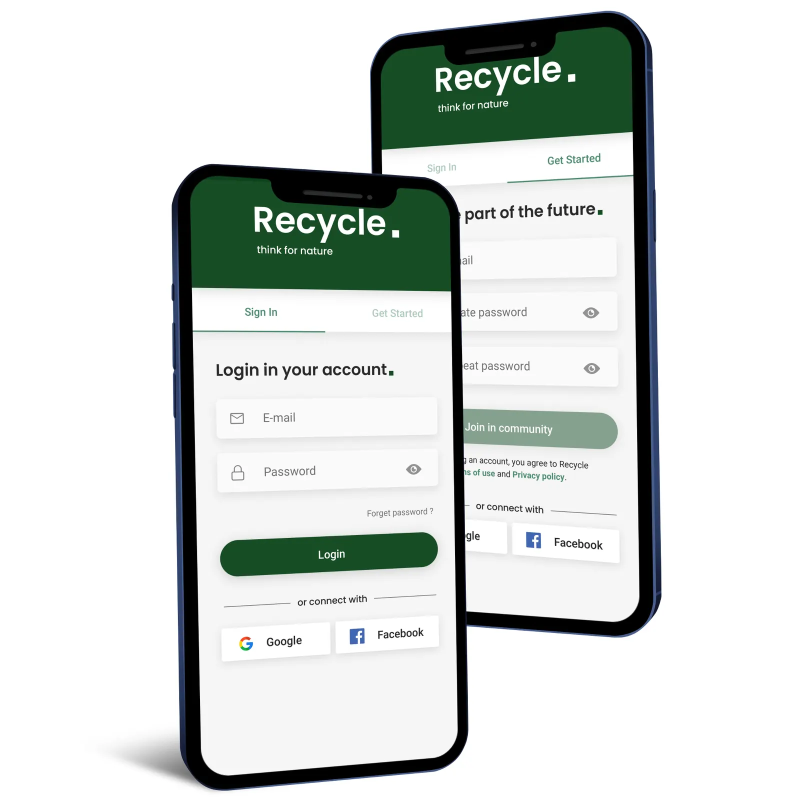 Recycle — Think for Nature case study board 2 of 6